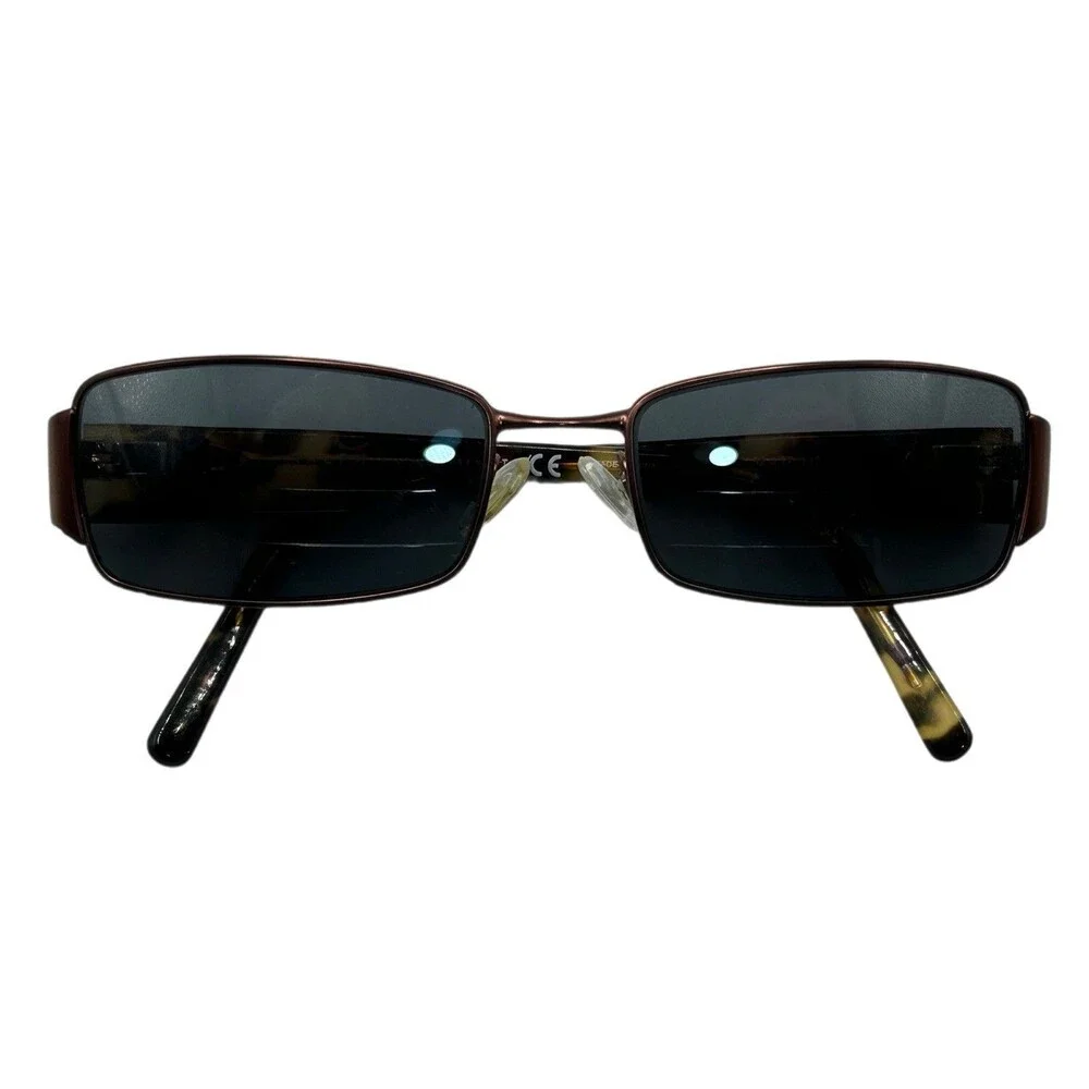 Ralph Lauren RA6035 449 Sunglasses Brown Metal Rectangle Tortoise  52-17-135